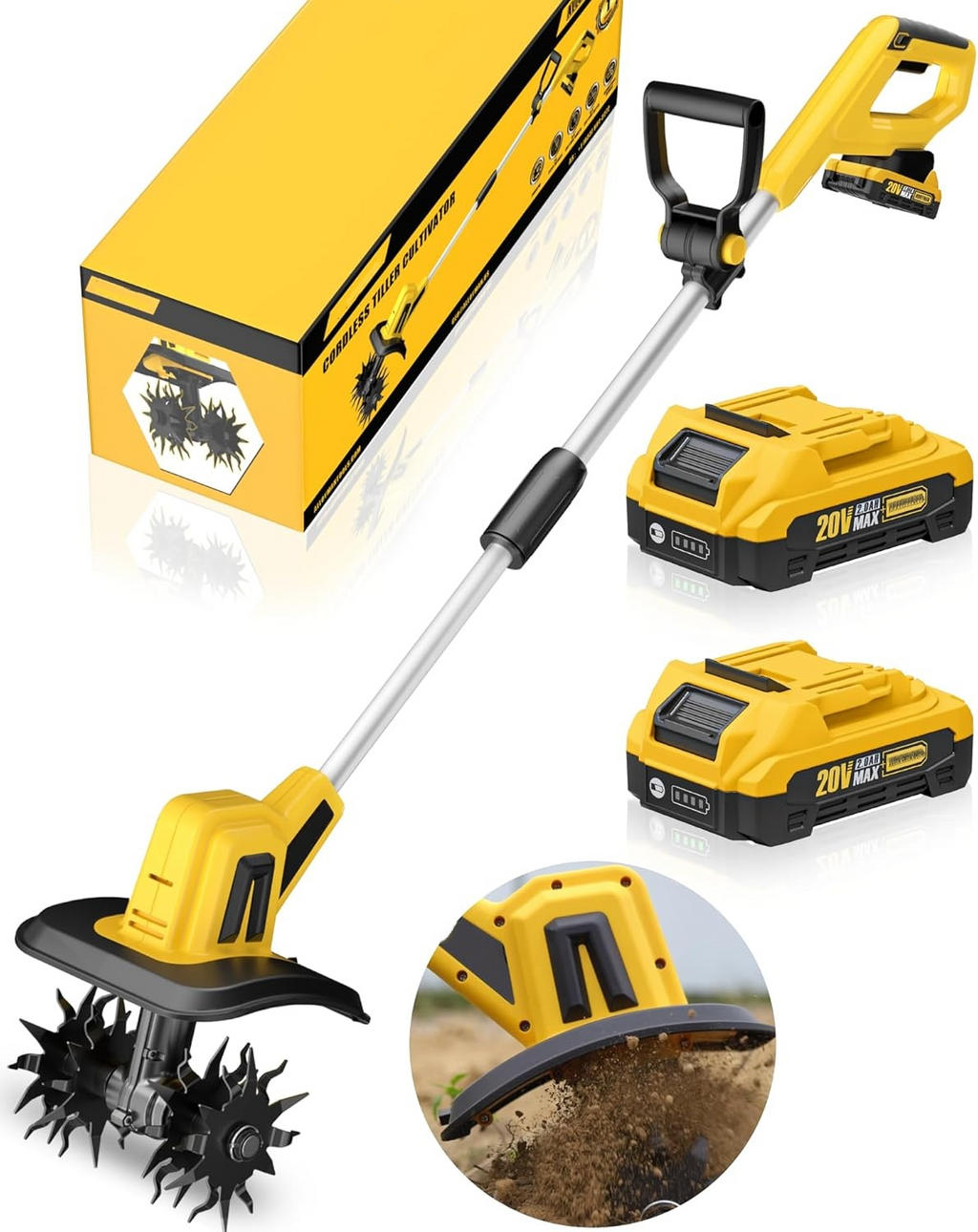 🔥Hot Sale🔥Cordless Tiller Cultivator💋