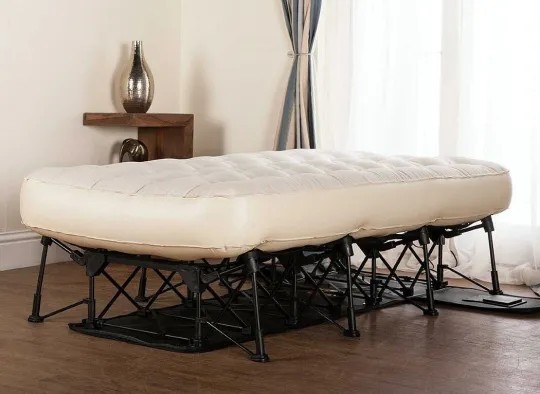 ⚡ Clearance sale🚀 Self-Inflating Air Mattress with Frame | Elevated Comfort Bed 🛏️🏆