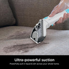 Portable Carpet, Upholstery & Area Rug Cleaner with Pet Mess Tool, Stain & Odor Remover, Perfect for Car Interiors, Includes 3 Cleaning Tools & Cleaning Solution, White🔥
