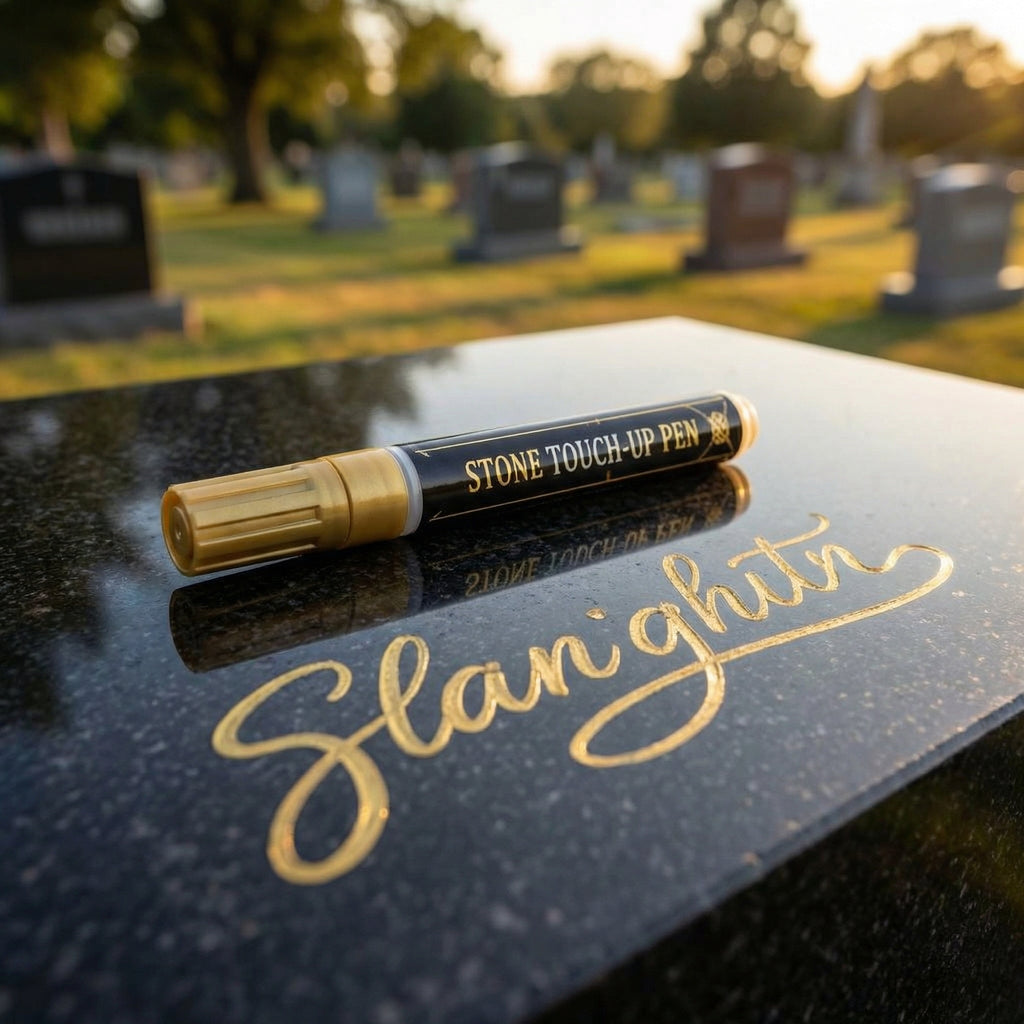 🐦Golden Tombstone Marker Pen for Restoring Faded Grave Inscriptions🔥
