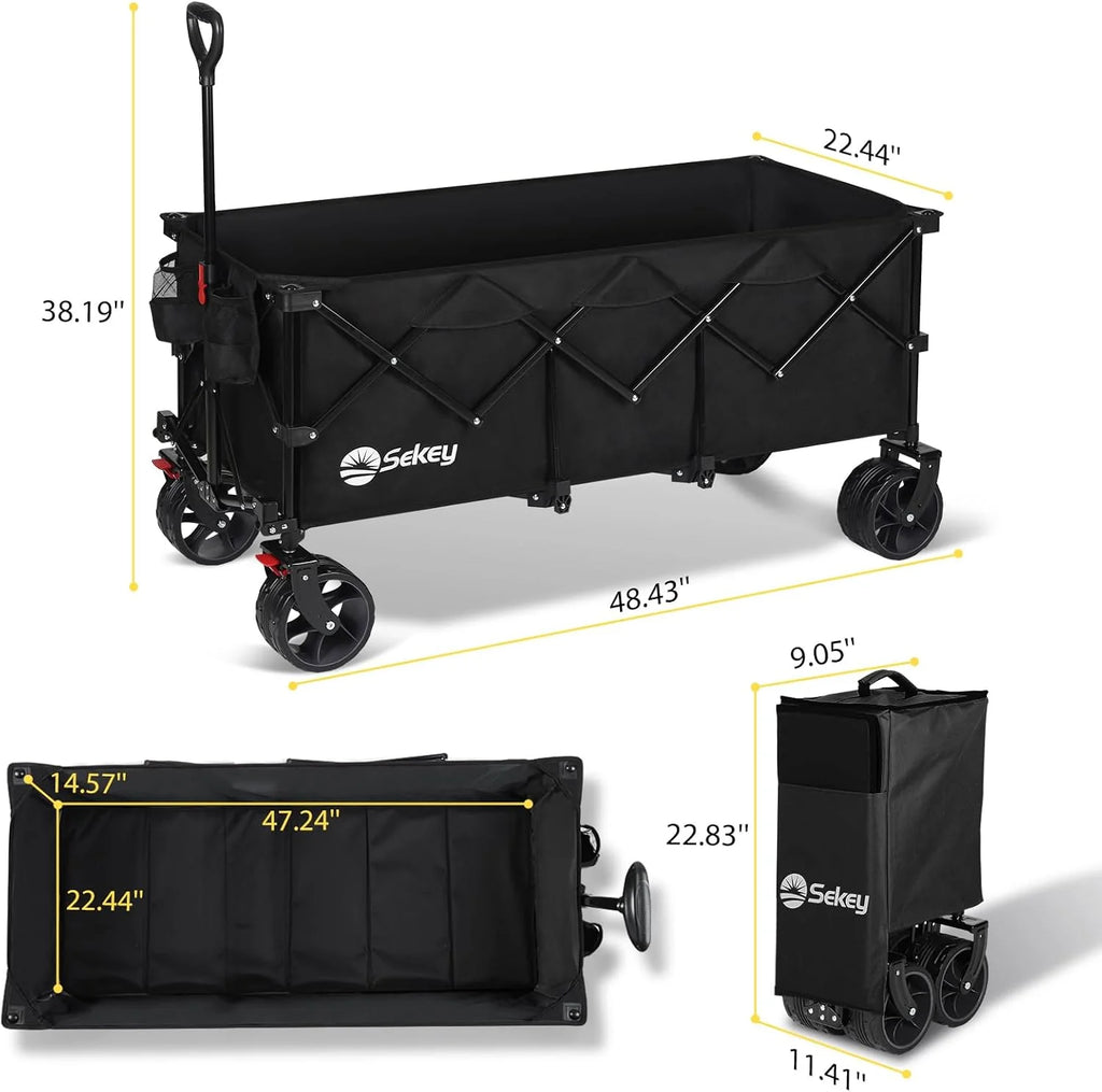 48''L Collapsible Foldable Extended Wagon💋