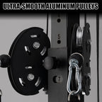 Wall Mount Cable Station, Cable Crossover Machine with Dual Pulley System and 18 Adjustable Positions for Home Gym Fitness Equipment🔥🔥