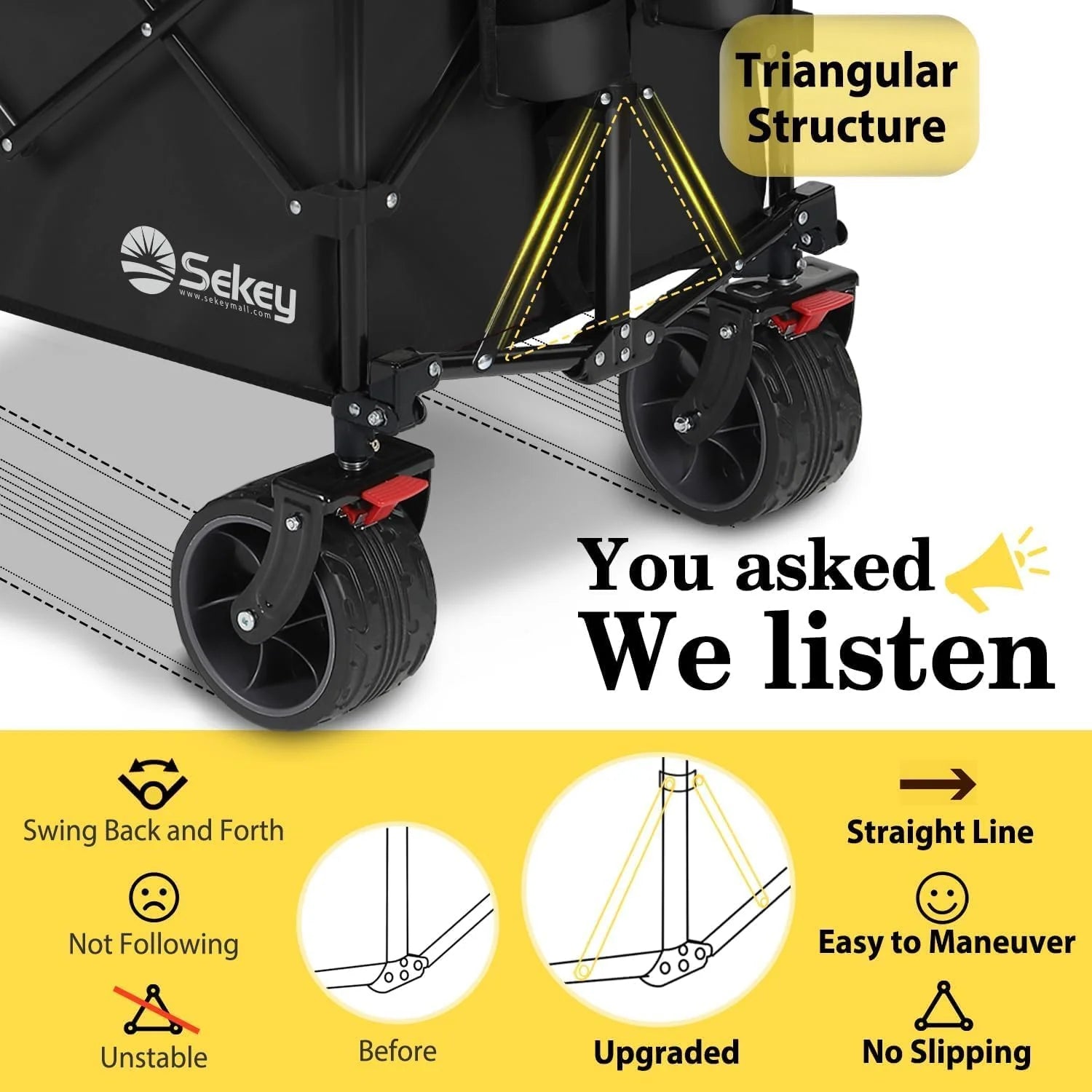 48''L Collapsible Foldable Extended Wagon💋