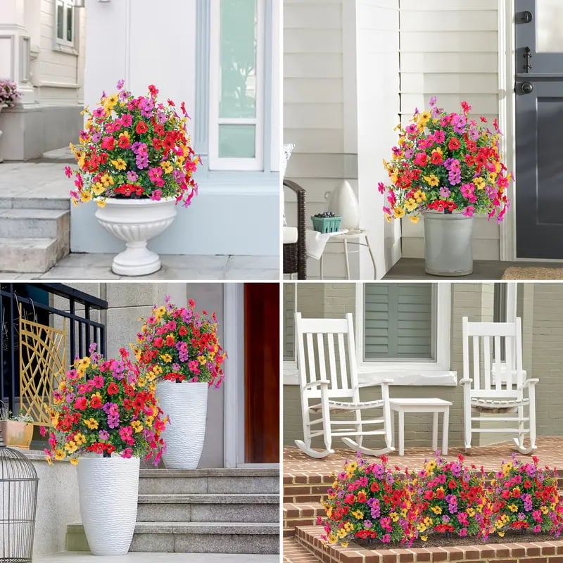 50% OFF TODAY ONLY 🎉🎉- Artificial Flowers for Outdoor Indoor Garden Home Decoration🏆