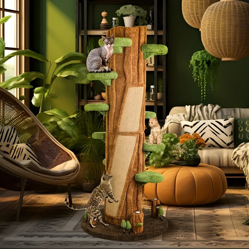 🔥Clearance discount last 1% stock🔥 🐱 Oversized Luxury Cat Tree Tower for Multi-Cat Homes🏆