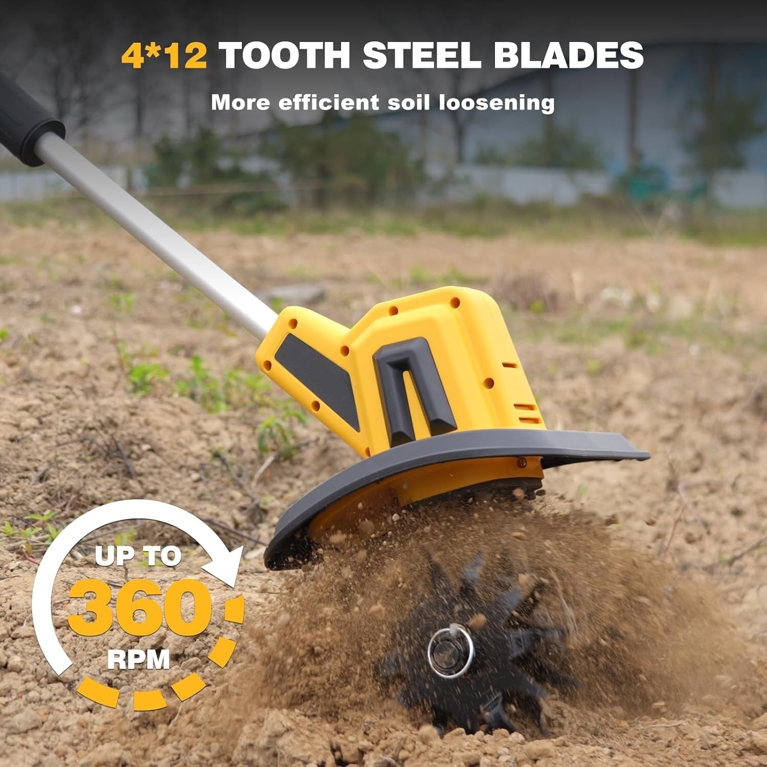 🔥Hot Sale🔥Cordless Tiller Cultivator💋