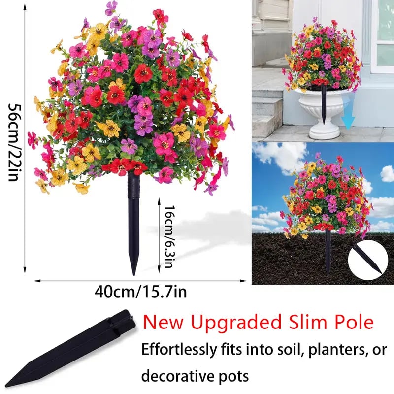 50% OFF TODAY ONLY 🎉🎉- Artificial Flowers for Outdoor Indoor Garden Home Decoration🏆