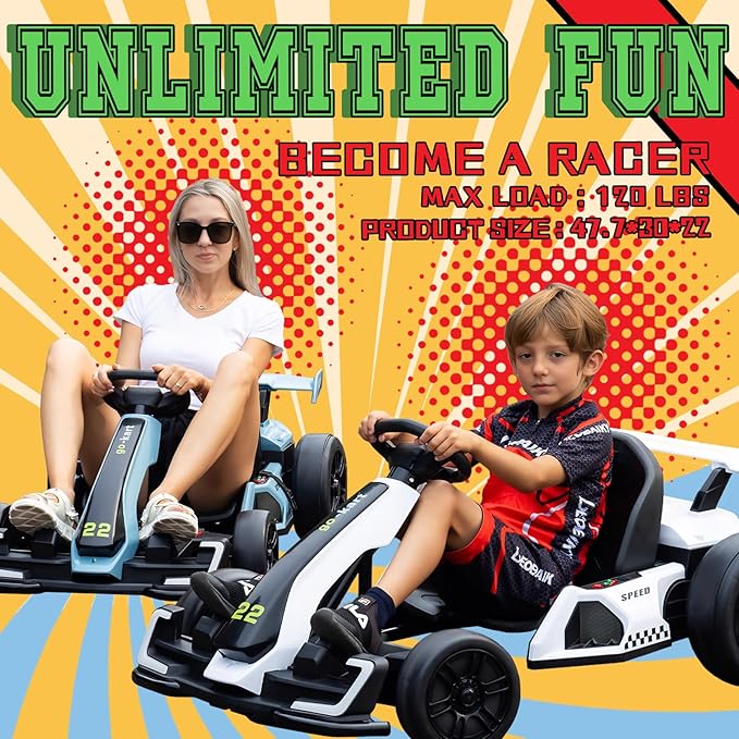 Electric Drift Kart for Kids🔥