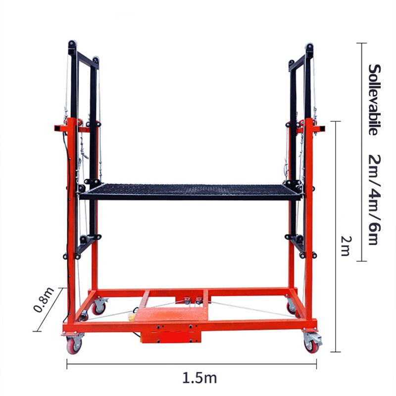 🔥Today's Specials🎉Foldable Electric Scaffolding Lift Platform for Home Use (500kg Load)🔥