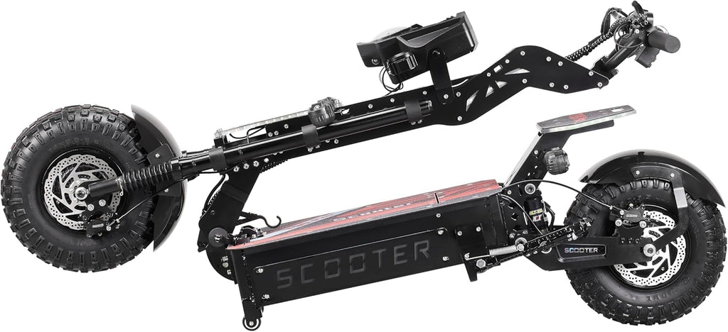 T90 Pro Electric Scooter for Adults, 10000W Dual Motor, 68 MPH Max Speed, 72V Removable Battery, 14" Off-Road Tires 800lbs Max Load, Music Light, Waterproof, 65 Mile Range, Fast E-Scooter🔥
