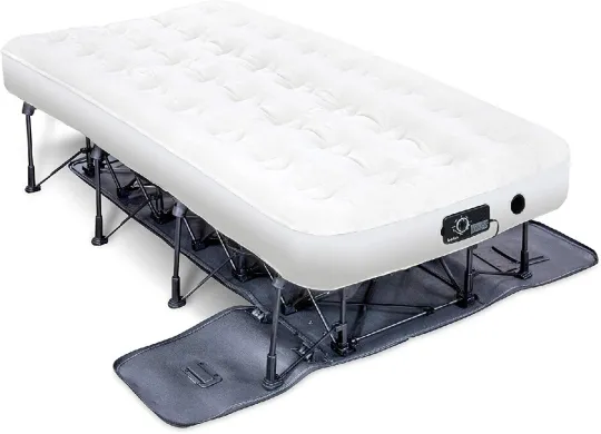 ⚡ Clearance sale🚀 Self-Inflating Air Mattress with Frame | Elevated Comfort Bed 🛏️🏆