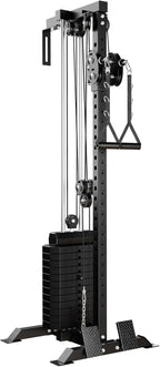 Wall Mount Cable Station, Cable Crossover Machine with Dual Pulley System and 18 Adjustable Positions for Home Gym Fitness Equipment🔥🔥