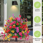50% OFF TODAY ONLY 🎉🎉- Artificial Flowers for Outdoor Indoor Garden Home Decoration🏆