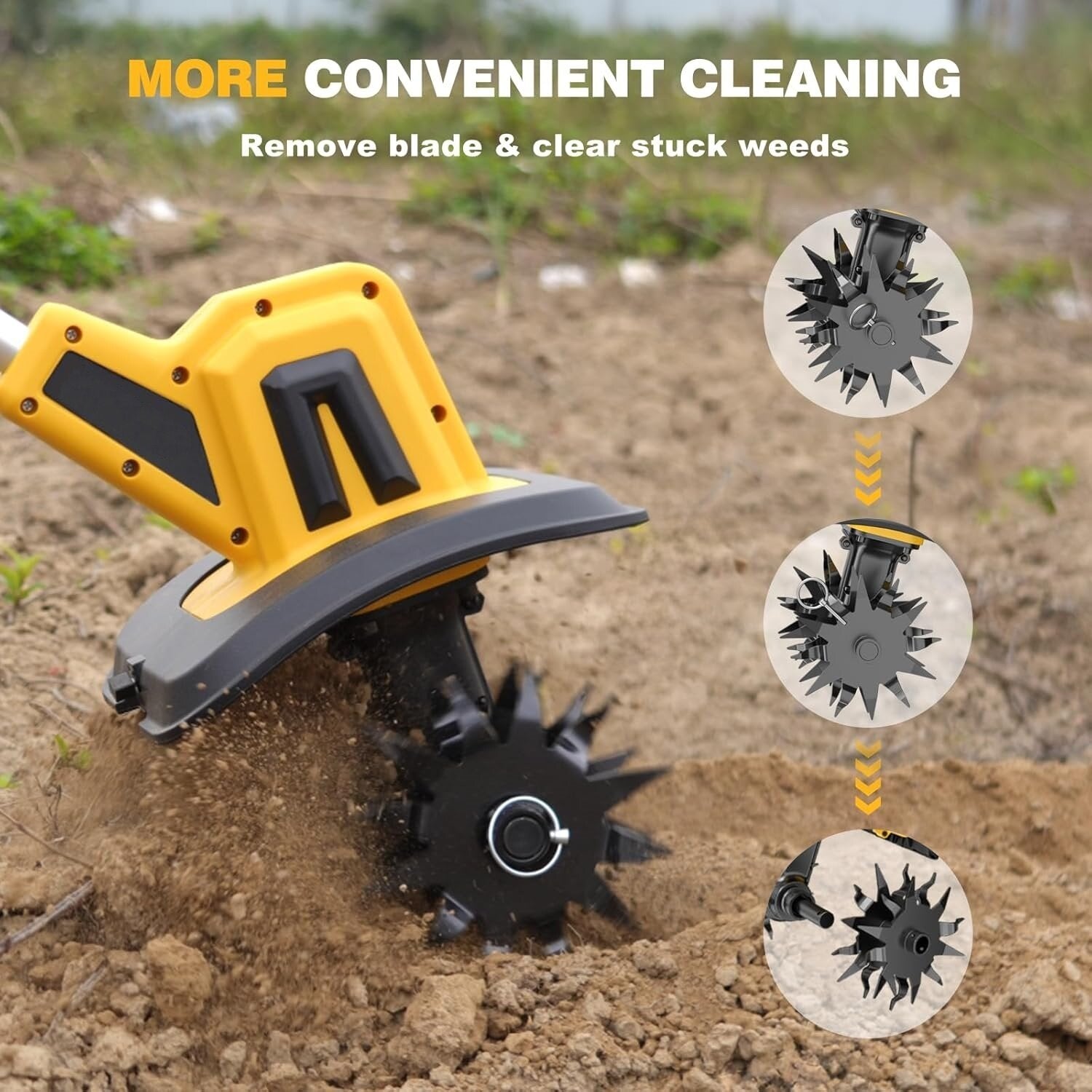 🔥Hot Sale🔥Cordless Tiller Cultivator💋
