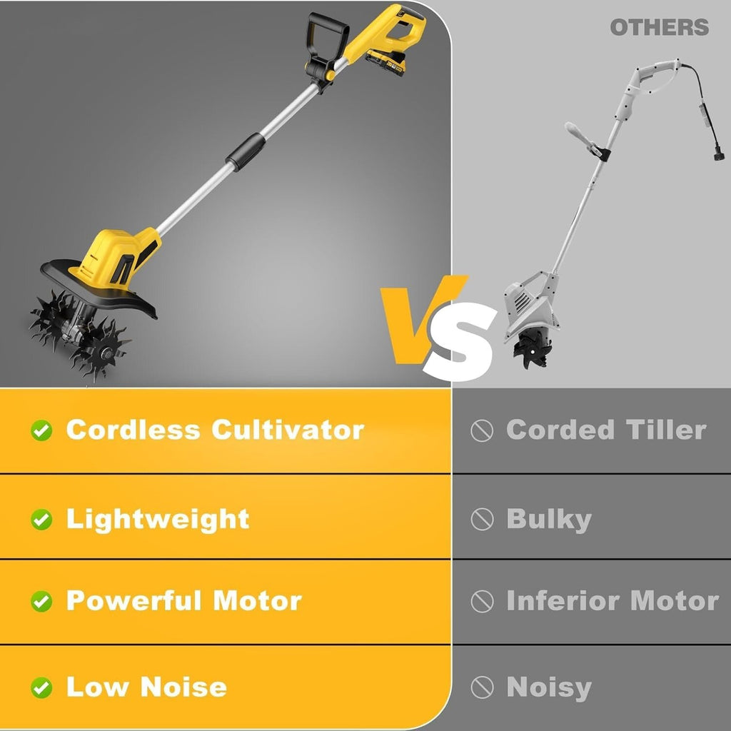 🔥Hot Sale🔥Cordless Tiller Cultivator💋