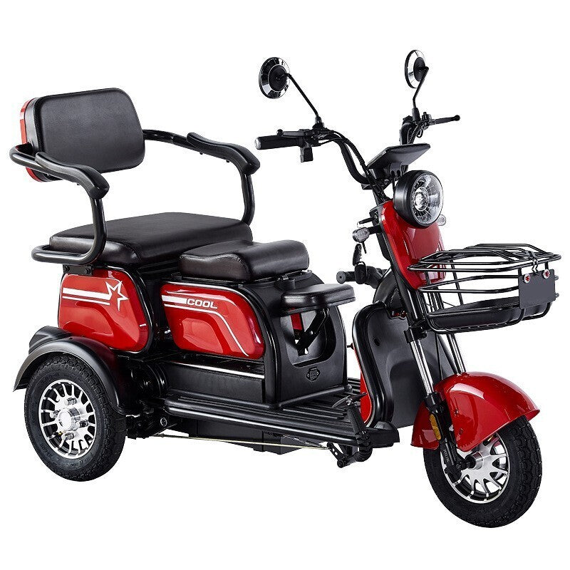 🎁LAST DAY FOR CLEARANCE✨3 Wheel Two-Seater Electric Mobility Scooter🏆