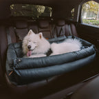 Urban Voyager Large Luxury Faux-Leather Pet Car Seat Booster Bed💋