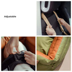 Urban Voyager Large Luxury Faux-Leather Pet Car Seat Booster Bed💋